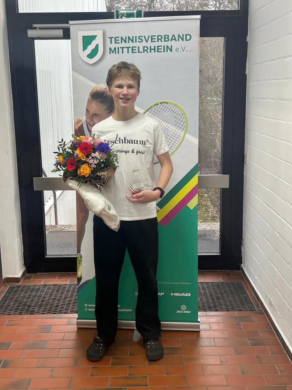 Matthias Gronimus ist U14-Verbandsmeister