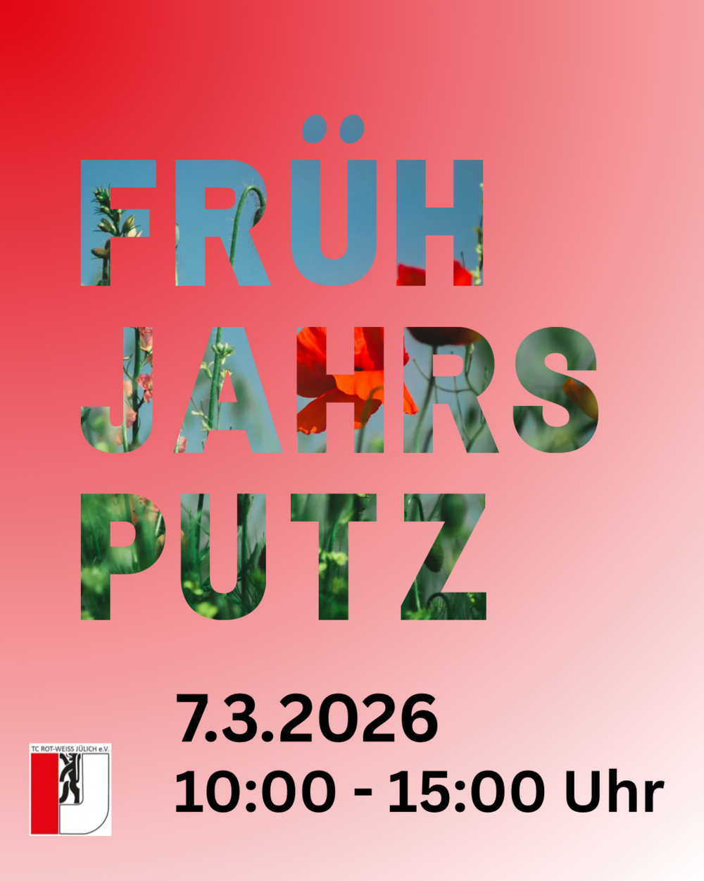 Frühjahrsputz am 7.3.2026
